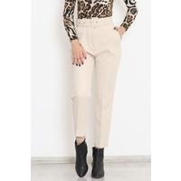 Belted Pleated Trousers Stone - 20318.683.