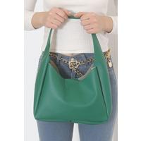 Cut Leather Bag Darkgreen - 15518.1624.