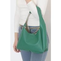 Cut Leather Bag Darkgreen - 15518.1624.