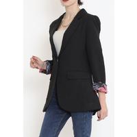 Keten Blazer Ceket Siyah - 2115.1322.