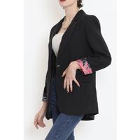 Keten Blazer Ceket Siyah - 2115.1322.