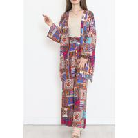 Kimono Takım Çiçekdesenli - 10553.1095.