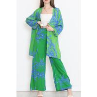 Kimono Takım Yeşilmavi - 10553.1095.