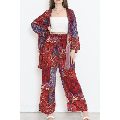 Kimono Takım Bordo - 10553.1095.