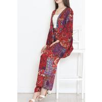 Kimono Takım Bordo - 10553.1095.