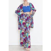 Kimono Takım Maviyeşil - 10553.1095.