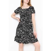 Short Wrapped Dress Blackbeige - 892.1287.