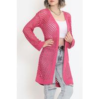 Short Mesh Cardigan Fuchsia - 15582.1319.