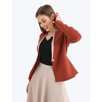 Flared Skirt Suit Cinnamon