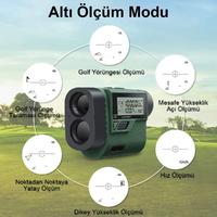 Kobb Kbl1000 1Km Profesyonel Optik Dürbünlü Golf Lazer Metre + Hız Tespit Cihazı