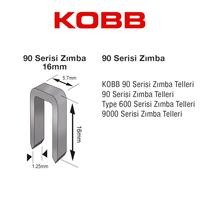 Kobb Kbz9016 16Mm 2500 Adet 90 Serisi Ağır Hizmet Tipi Zımba Teli