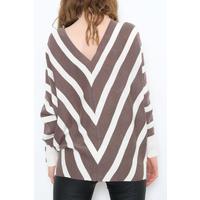 Buttoned Knitwear Brown - 10004.701.