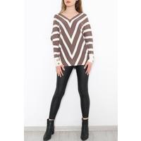 Buttoned Knitwear Brown - 10004.701.