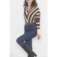 Buttoned Knitwear Brownbeige - 10004.701.