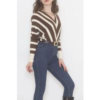 Buttoned Knitwear Brownbeige - 10004.701.