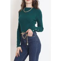 Buttoned Knitwear Emerald - 8323.291.