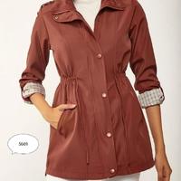 KPY 0005 Quilted Raincoat.BROWN