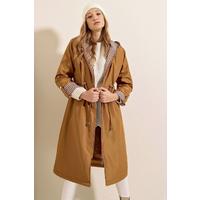 KPY 0010 Quilted Raincoat. COFFEE
