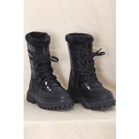 Fur Detailed Children's Boots Black - 12376.264.