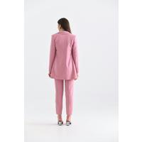 Sash Detailed Suit Dusty Rose