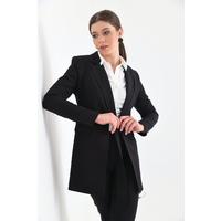 Belt Detailed Suit Black