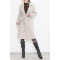 Belted Cashmere Coat Stone - 3043.1322.