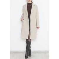 Belted Cashmere Coat Stone - 3043.1322.