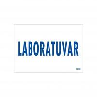 Laboratuvar Uyarı Levhası 17,5x25 KOD:1656