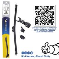 Michelin EASYCLIP™ MCR430 43CM 1 Piece Universal Banana Type Rear Wiper