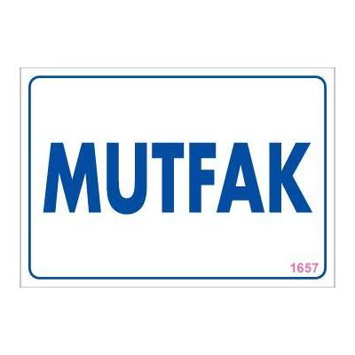 Mutfak Uyarı Levhası 17,5x25 KOD:1657