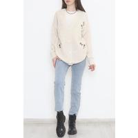 Embroidered Cardigan Beige - 381.1577.