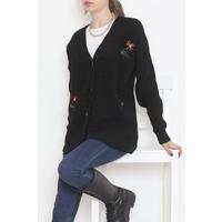 Embroidered Cardigan Black - 381.1577.