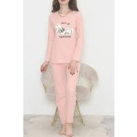 Embroidered Corduroy Pajama Set Pink1 - 12519.1048.