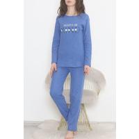 Embroidered Corduroy Pajama Set Saks - 12519.1048.