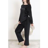 Embroidered Velvet Suit Black4 - 338.1287.