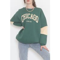 Embroidered 3 Thread Sweat Darkgreen - 3607.105.