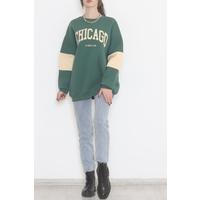 Embroidered 3 Thread Sweat Darkgreen - 3607.105.