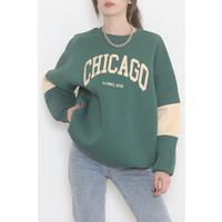 Embroidered 3 Thread Sweat Darkgreen - 3607.105.