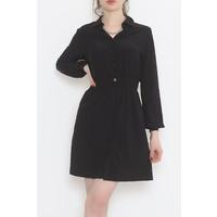 Button Front Dress Black - 3520.1595.