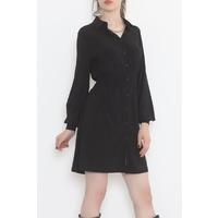 Button Front Dress Black - 3520.1595.