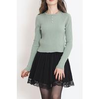 Button Front Knitwear Mint - 8332.291.