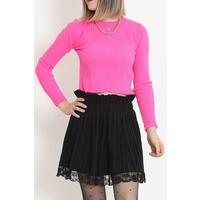 Button Front Knitwear Fuchsia - 8332.291.