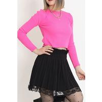 Button Front Knitwear Fuchsia - 8332.291.