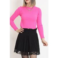 Button Front Knitwear Fuchsia - 8332.291.