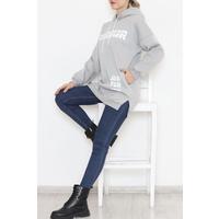 Oversize Slit Sweat Gray - 12515.5238.