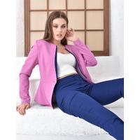 Suit with Slit Leg Trousers Lilac