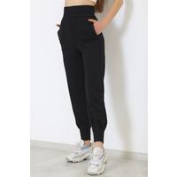 Trousers with Leg Seams are Black - 9088.1247.