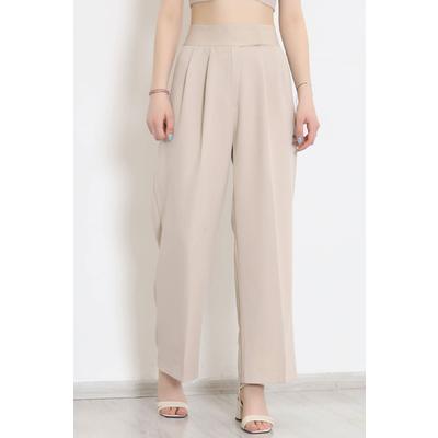 Palazzo Trousers Beige - 21299.683.