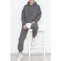 Piece 3 Thread Tracksuit Set Smoked - 12516.5238.