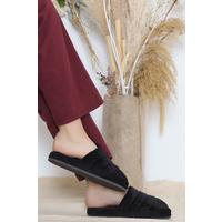 Plush Slippers Black - 4555.264.